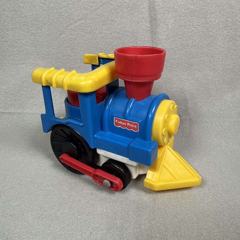 Vintage 1991 Fisher Price Little People Circus Train Engine Only Car Toys